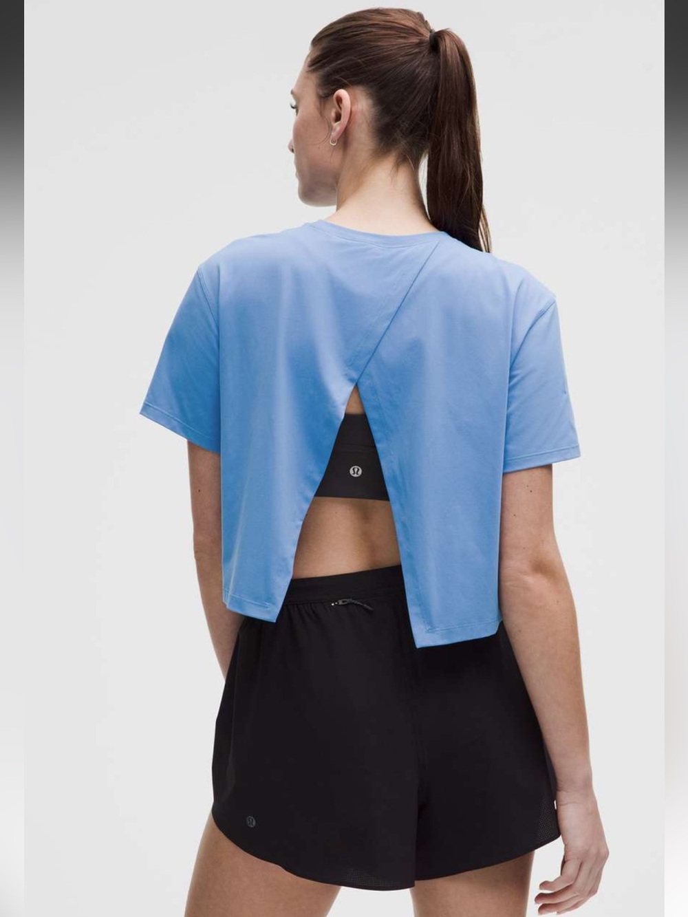 NWT!🍋🍋Lululemon Pace Crush Cross-Back Graphic T-shirt🍋🍋. X-Large. Pool Party.